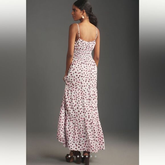 NEW Anthropologie Hutch Sleeveless Square-Neck A-Line Maxi Dress Floral Small - Picture 3 of 11